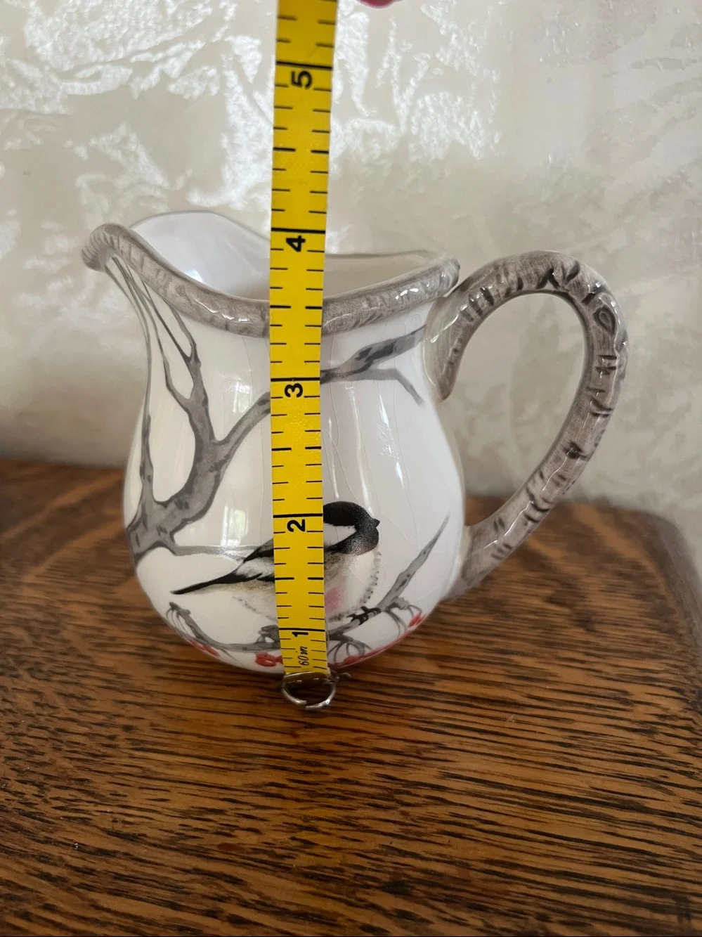 Kate Williams Winter Chickadee Pattern by Global Design Connection CoffeeCreamer